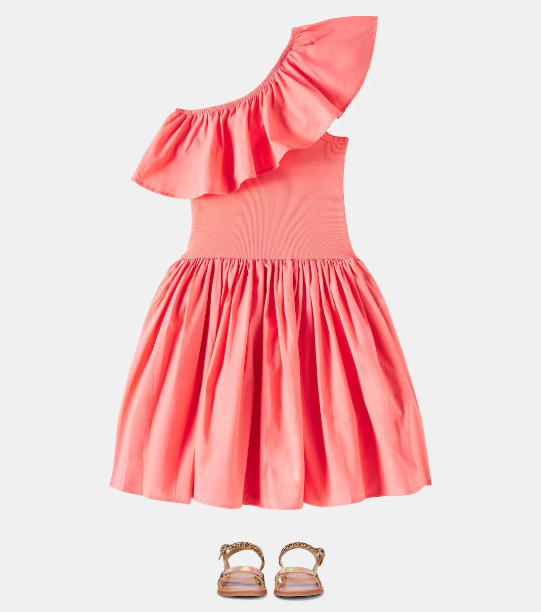 Molo - Chloey ruffled cotton-blend dress