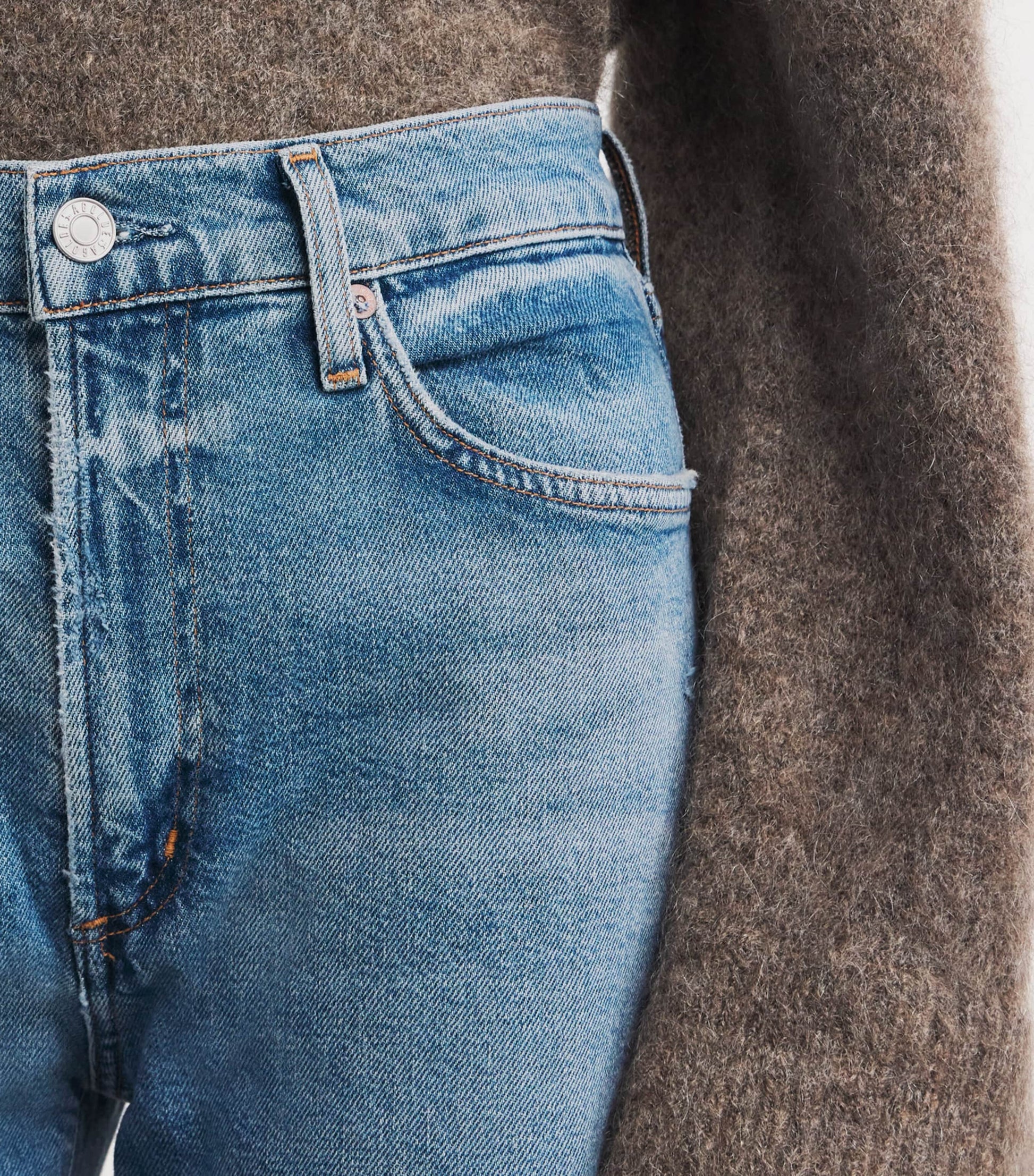 AGOLDE Blue Harper Relaxed Straight Jeans