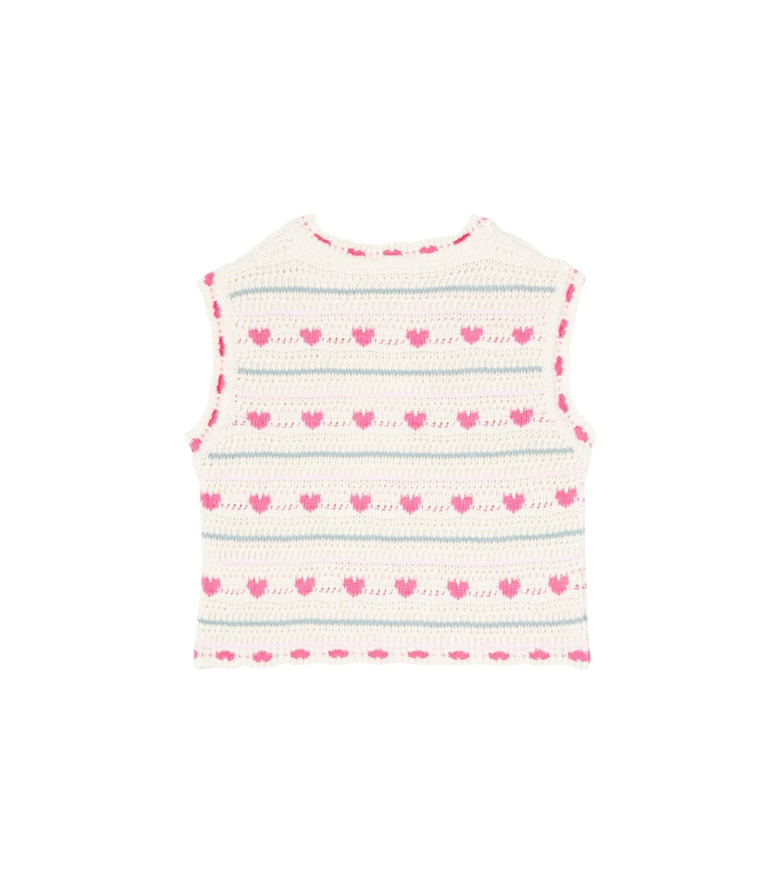 Bebe Organic - Josie crochet cotton and wool vest