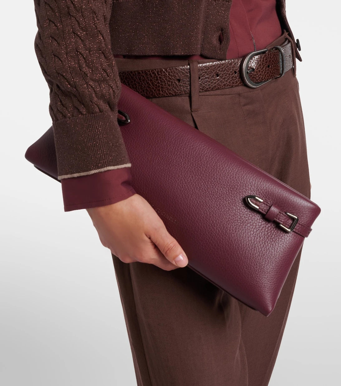 Brunello Cucinelli - Small leather clutch