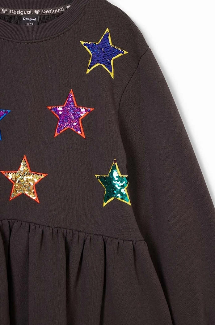 Детска памучна рокля Desigual
