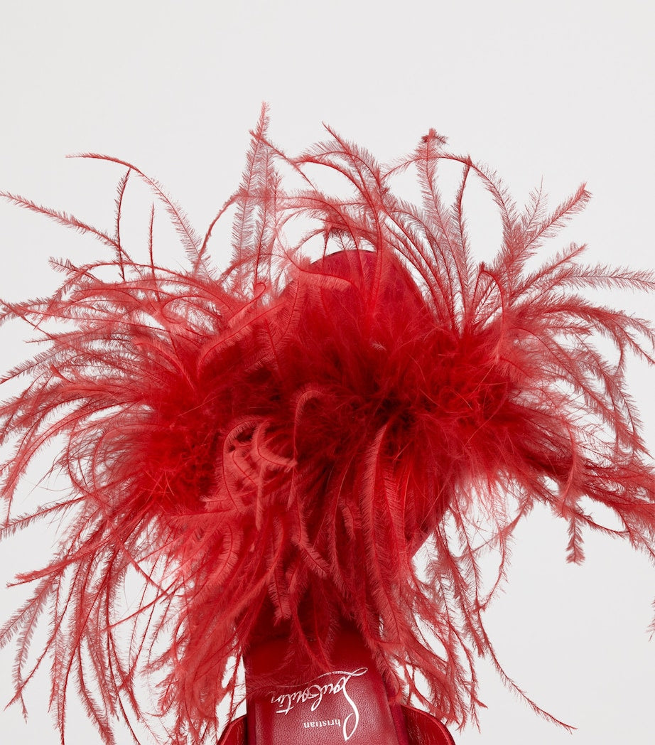 Christian Louboutin Miss Z Poupi Satin Heeled Sandals 100