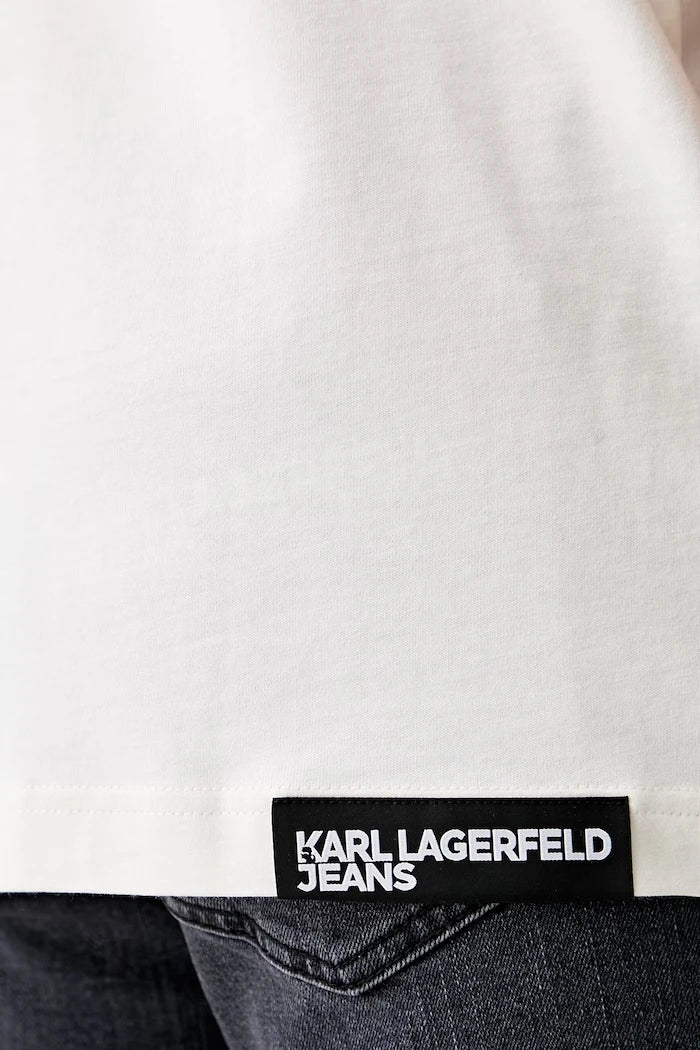 Karl Lagerfeld Jeans erkek pamuklu tişört