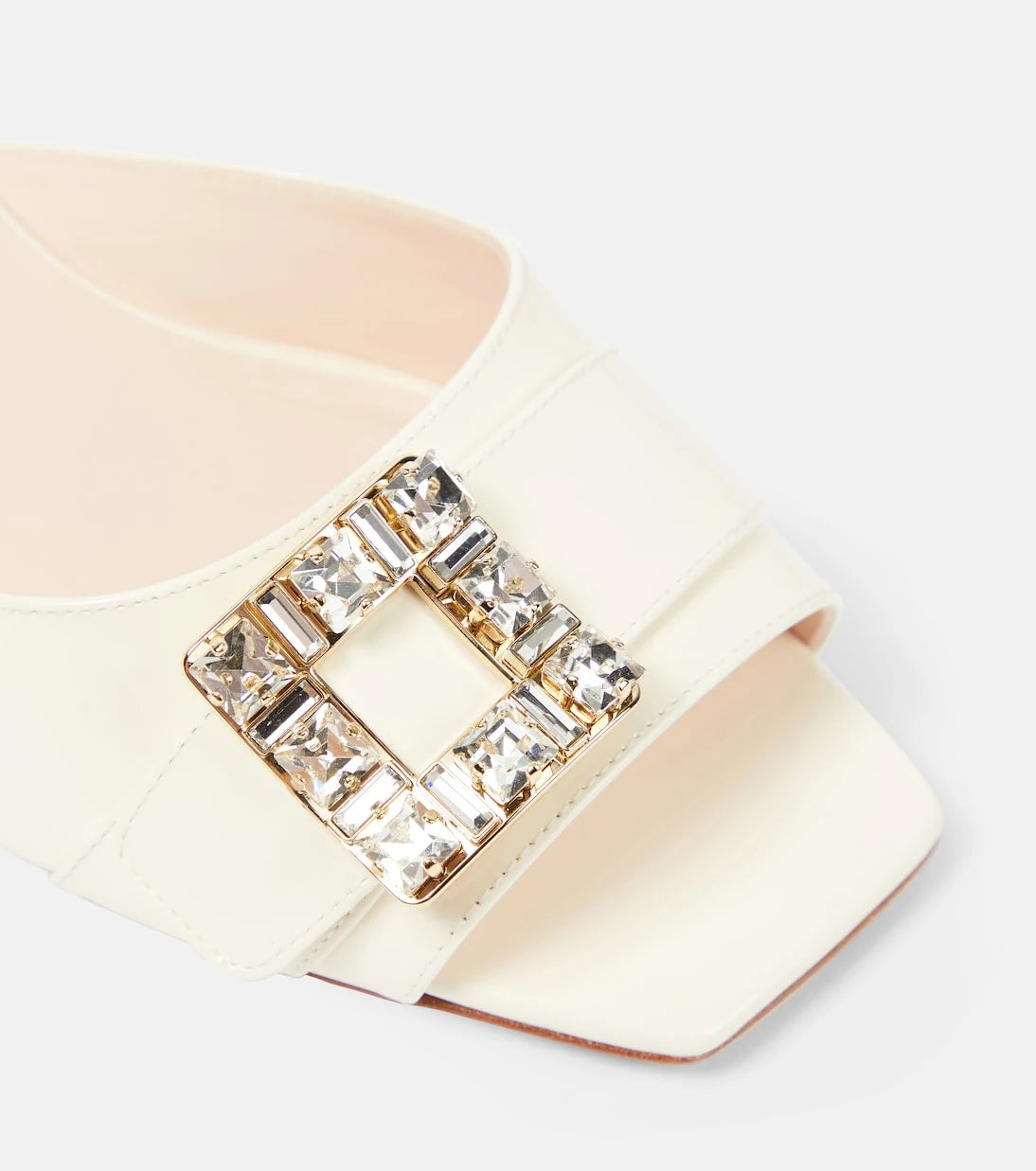 Roger Vivier - BikiViv embellished patent leather mules