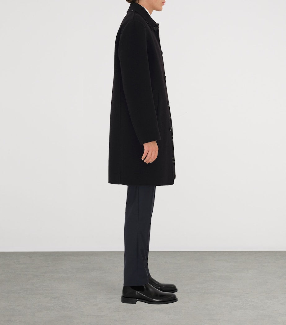 Burberry Wool Mid-Length Car Coat