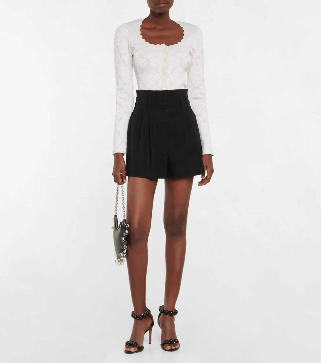Alaïa - Floral cardigan