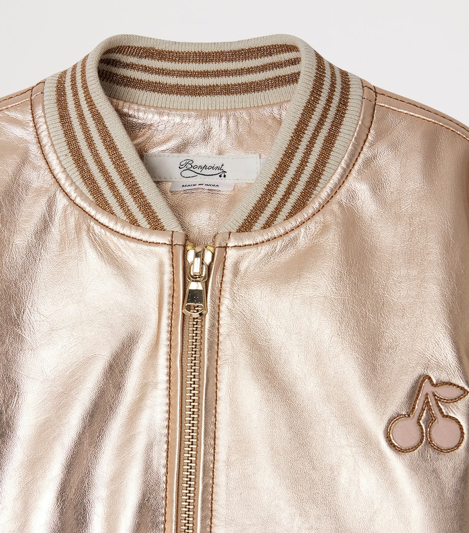 Bonpoint Jacantha Leather Jacket (10-14 Years)