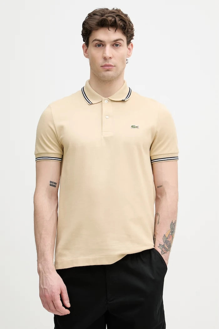 Lacoste erkek pamuklu yakalı tişört