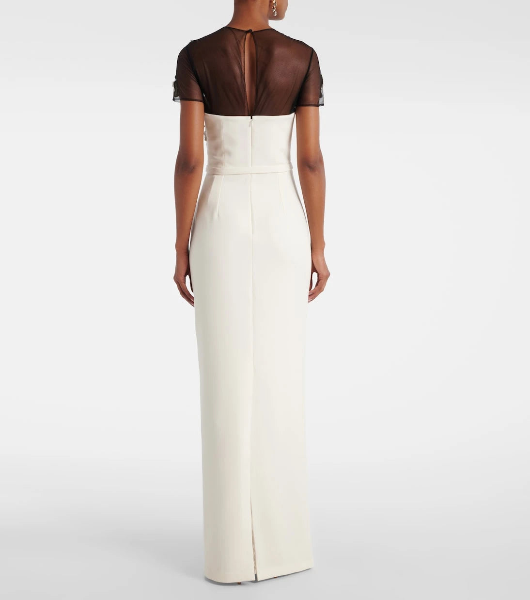 Safiyaa - Embellished crêpe gown