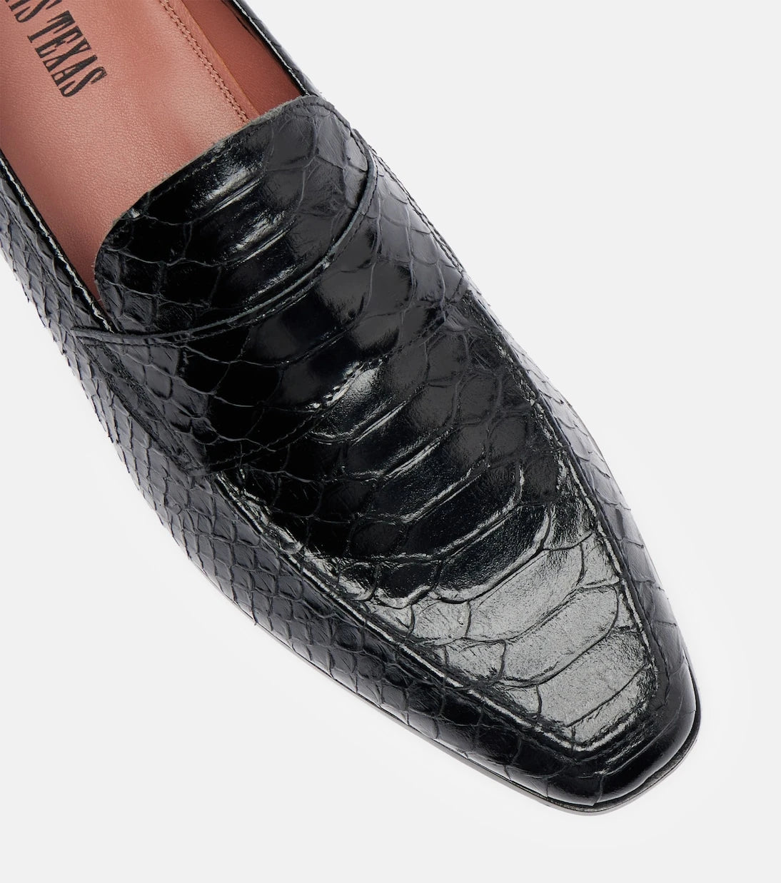 Paris Texas - Vincent croc-effect leather loafers