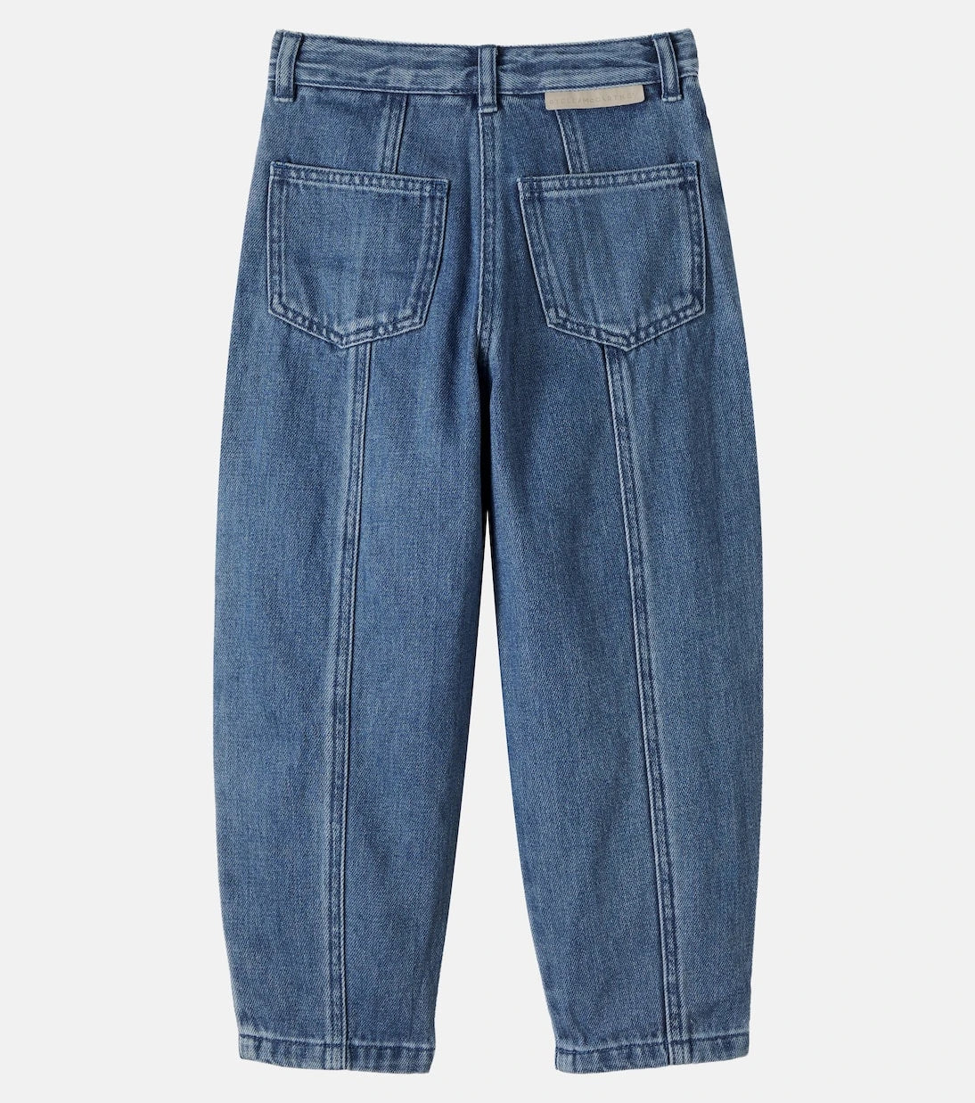 Stella McCartney Kids - Patch-appliqué barrel-leg jeans