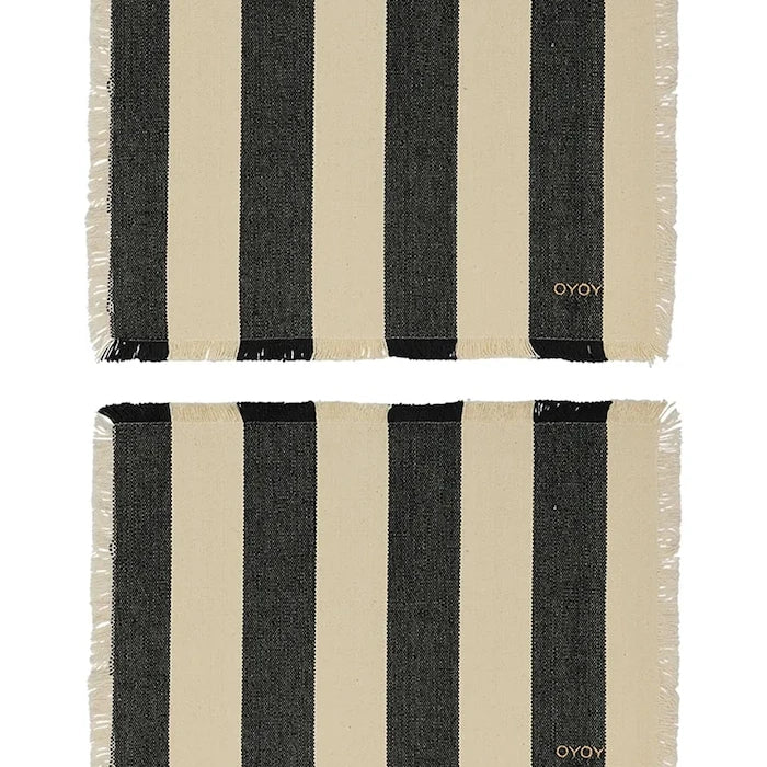 OYOY Toppu Pamuk Mama Matı 48 x 36 cm (2'li)
