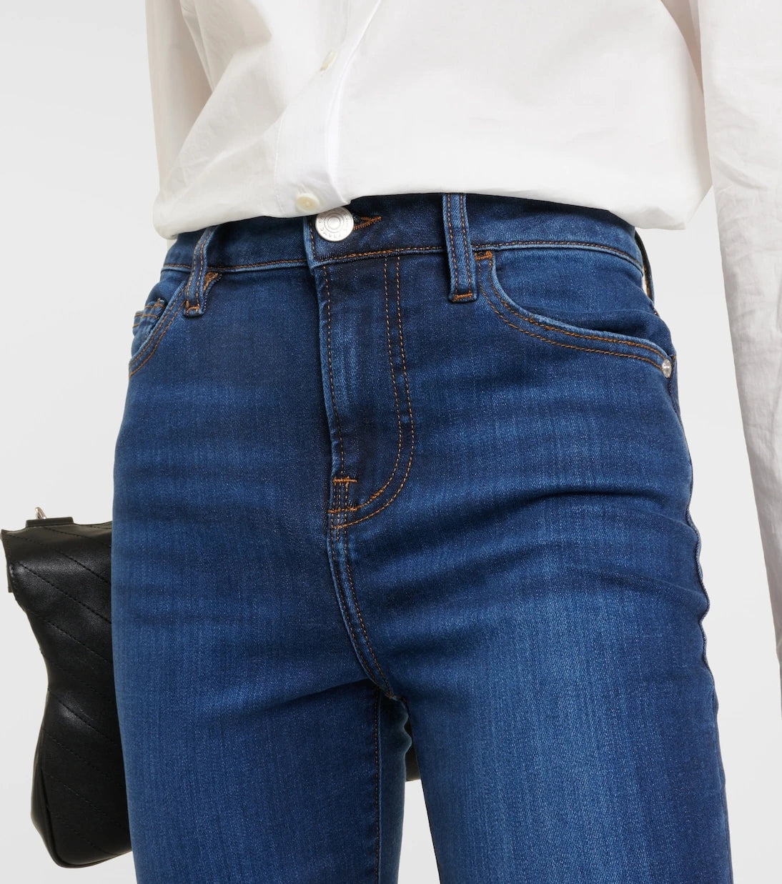 Frame - Le Crop Mini Boot mid-rise bootcut jeans