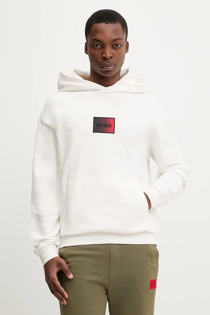 HUGO Danohood Pamuklu Kapüşonlu Sweatshirt