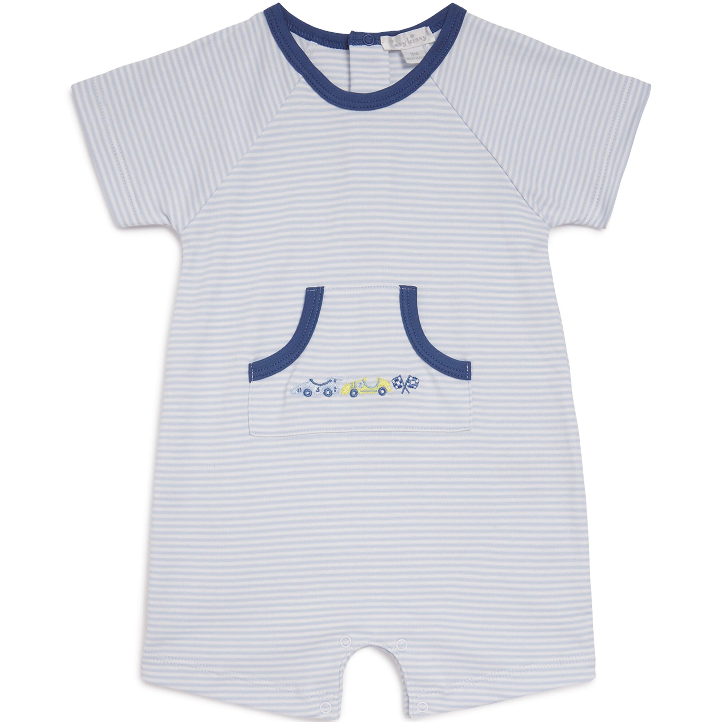 Pima Cotton Sizzling Speedway Playsuit (9 Months)