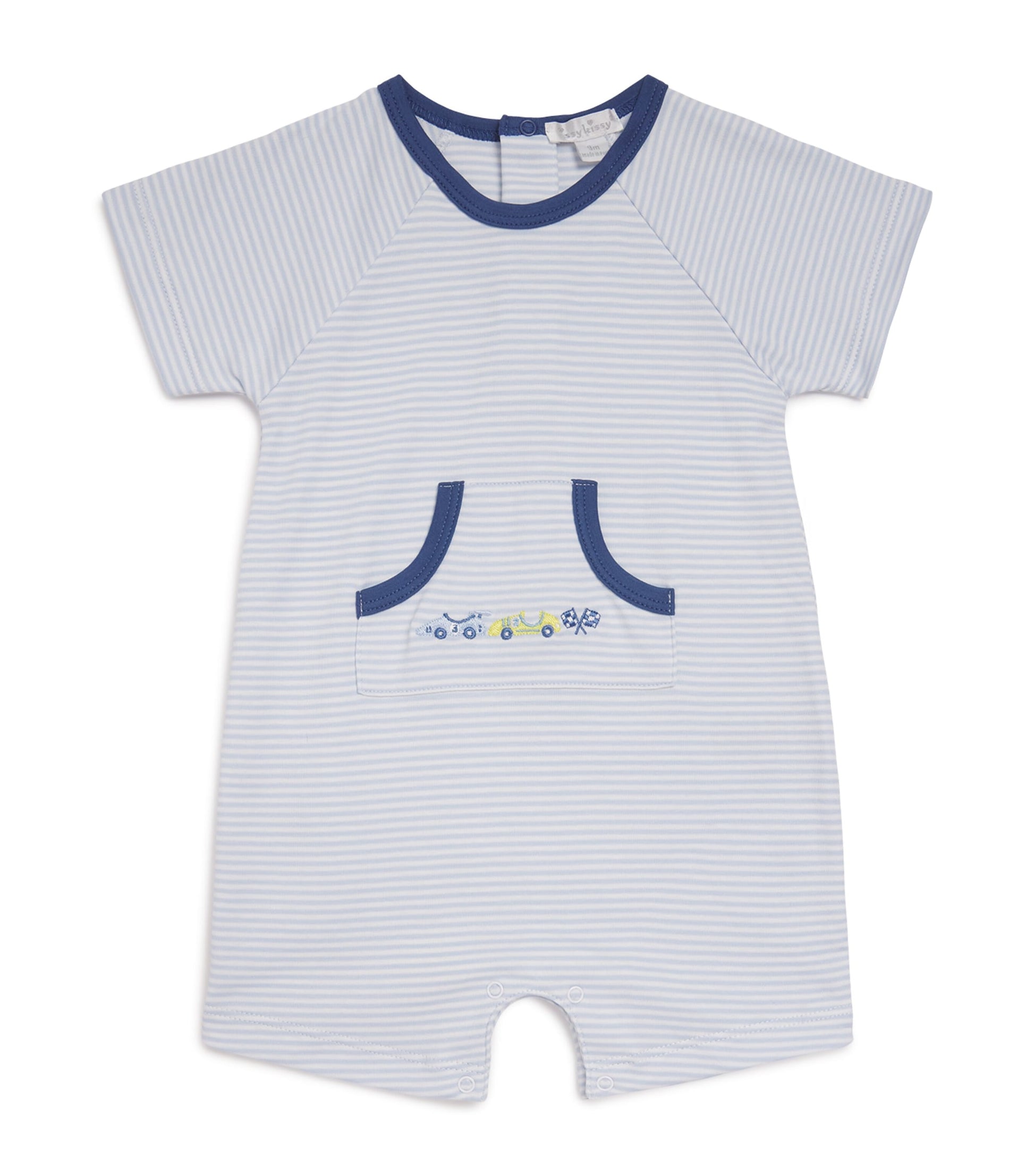 Pima Cotton Sizzling Speedway Playsuit (9 Months)
