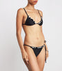 Black Beaded Baci Bikini Top