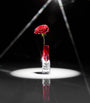 Crystal Lismore Red Bud Vase (18cm)