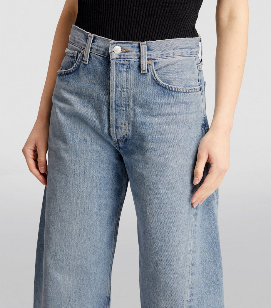 Blue Luna Barrel-Leg Jeans