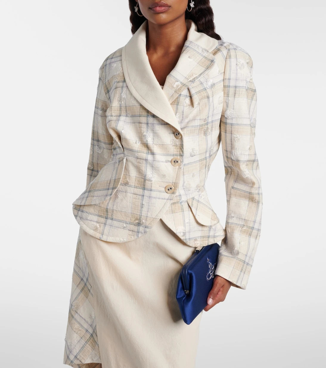 Vivienne Westwood - Stormy tartan cotton-blend jacket