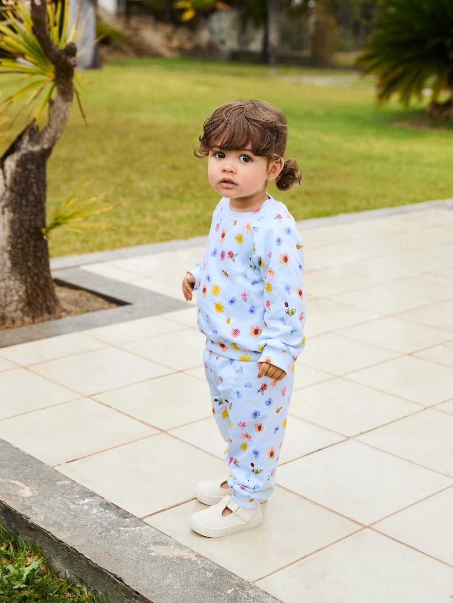 Molo - Baby Disc cotton sweatshirt and sweatpants set