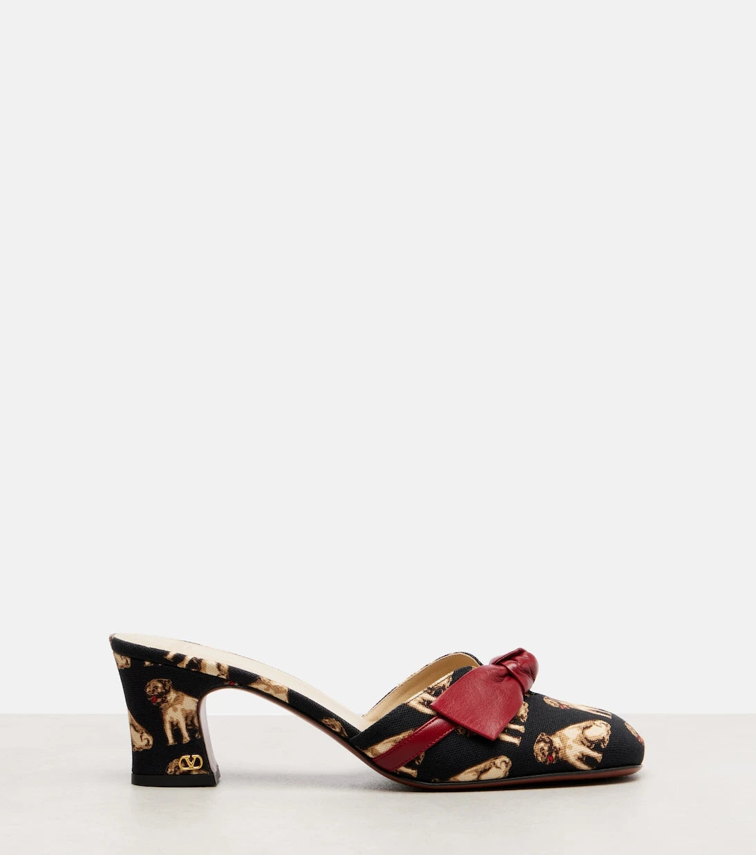 Valentino Garavani - Knotty 60 printed leather mules