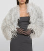 Dolce & Gabbana Multi KIM DOLCE&GABBANA Ostrich Feather Bolero Jacket