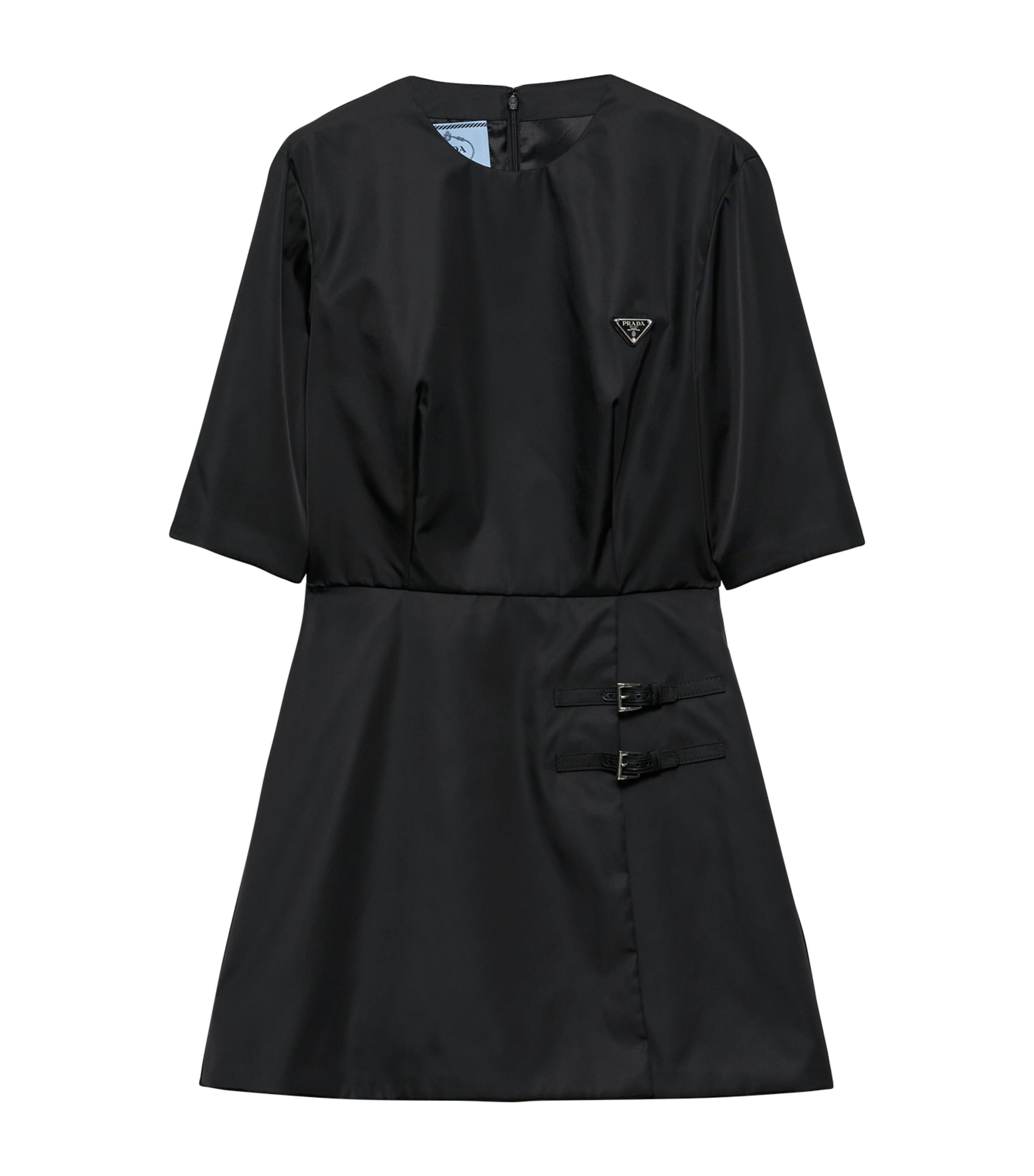 Prada Black Re-Nylon Mini Dress