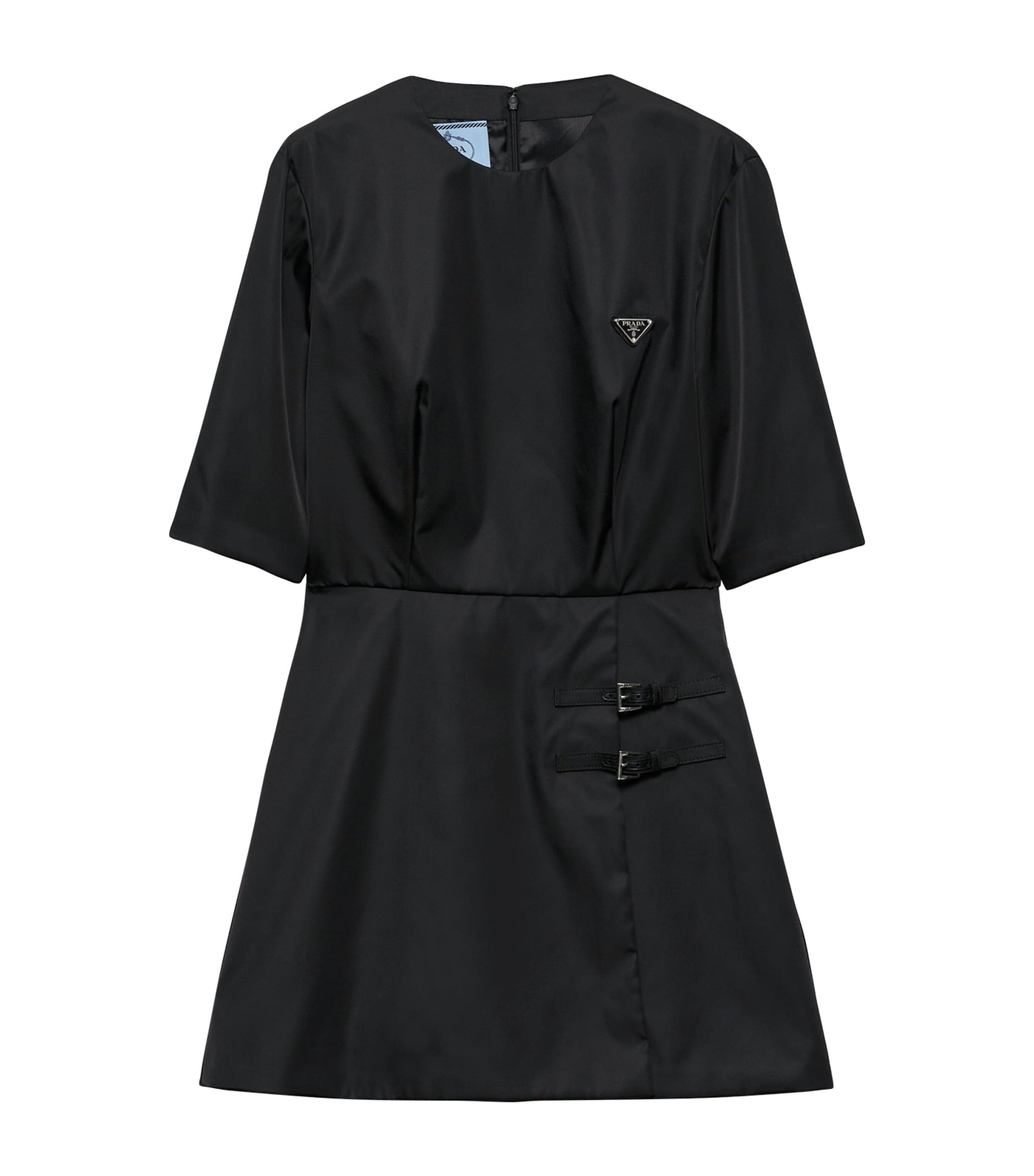 Prada Black Re-Nylon Mini Dress