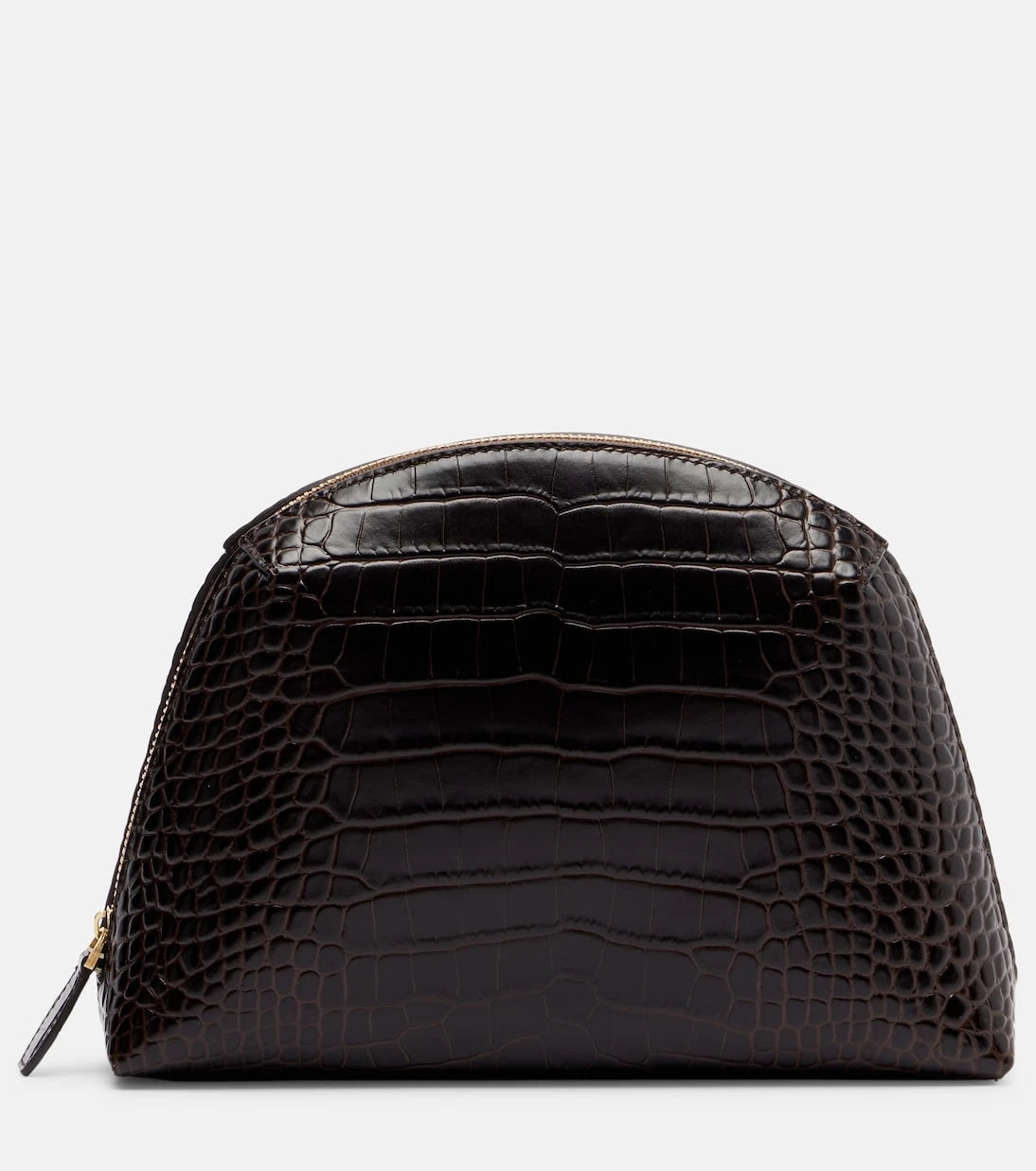 Toteme - Small croc-effect leather pouch