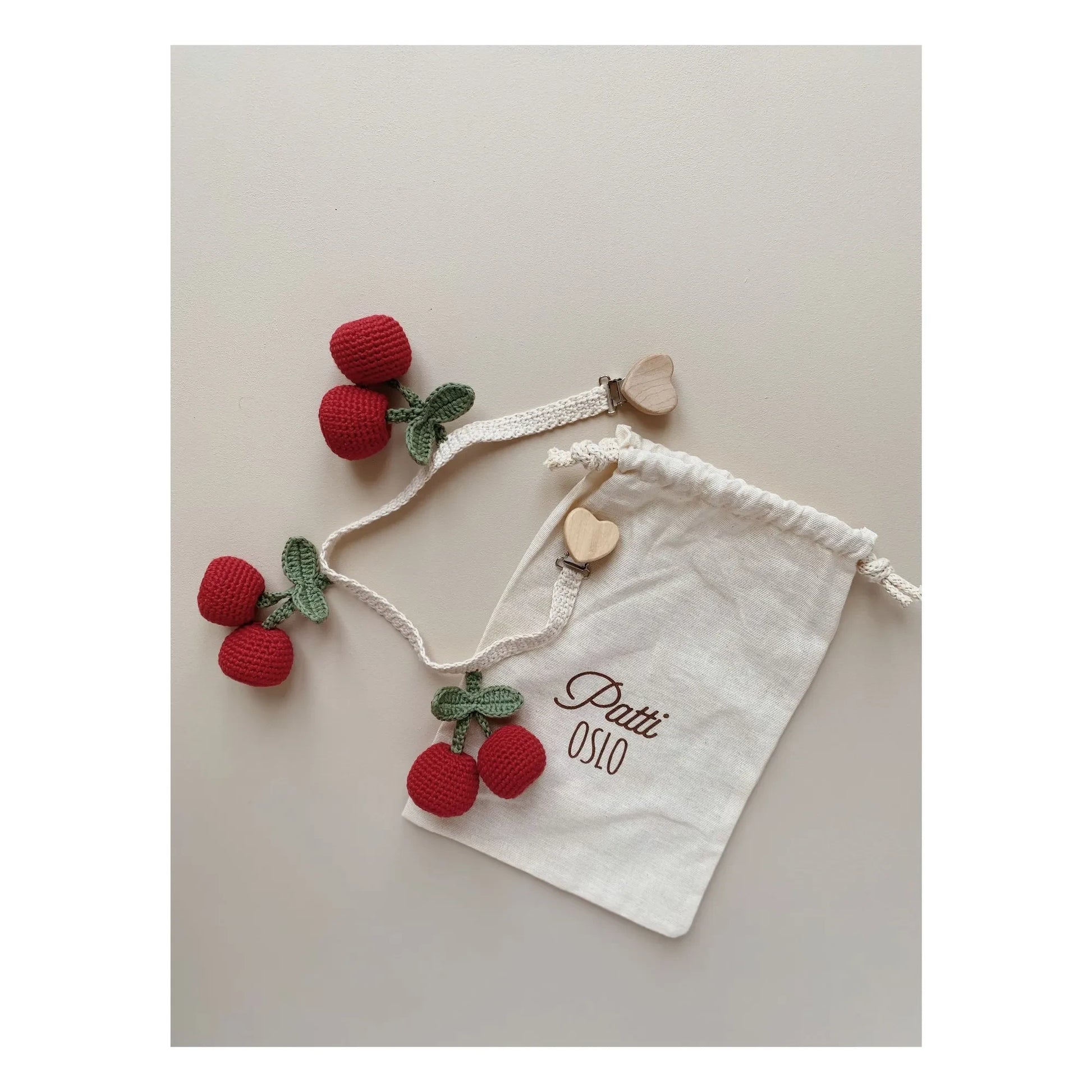 Patti Oslo - Cerise stroller chain  | Red