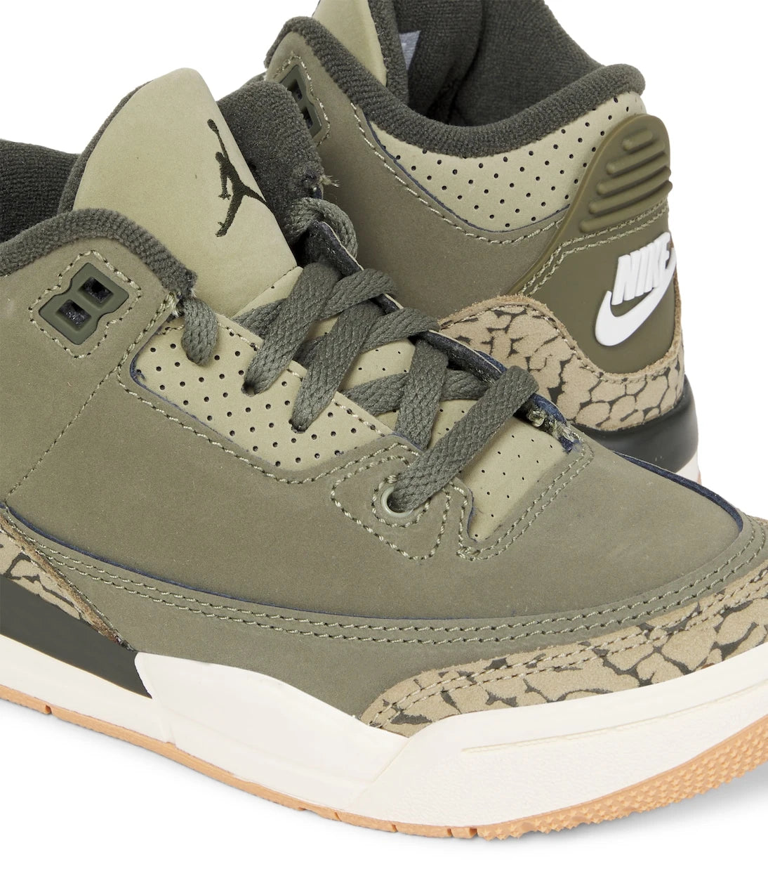 Nike Kids - Air Jordan 3 Retro leather sneakers
