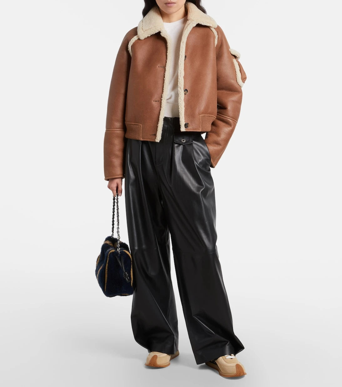 Loewe - Flow Runner 2.0 suede-trimmed sneakers