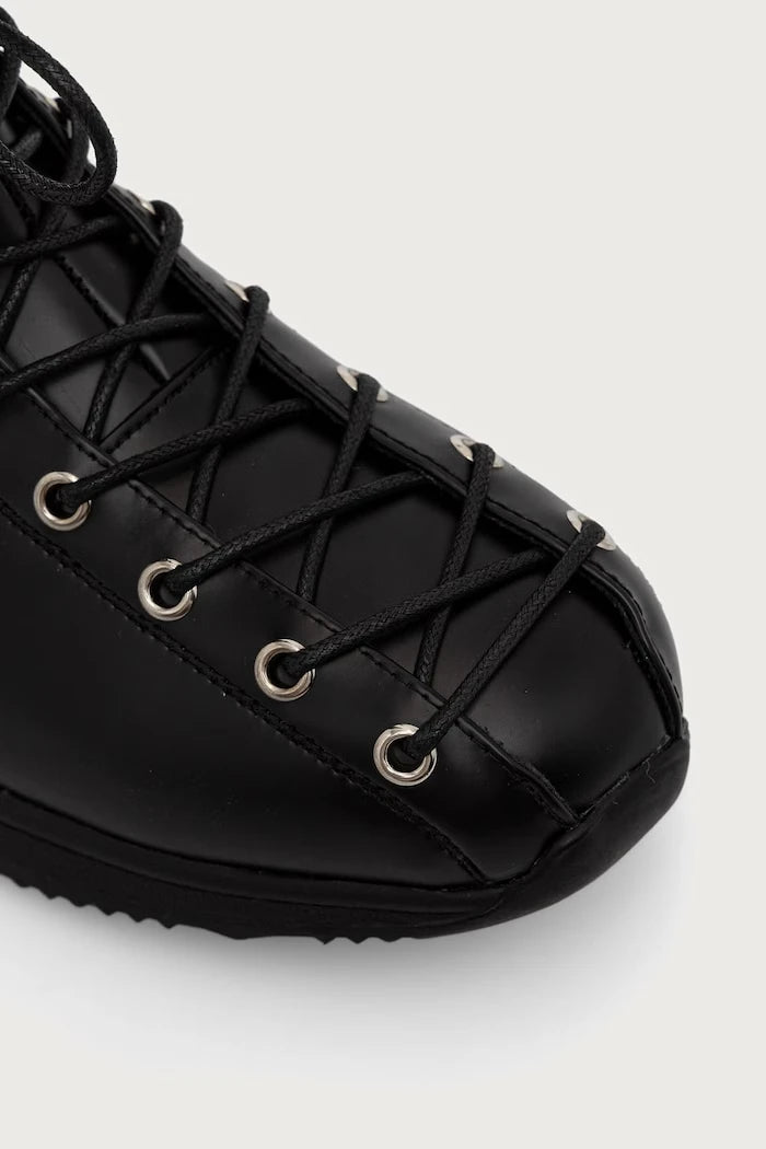 Koi Footwear Numinous Lace Up Charm Uzun Botlar