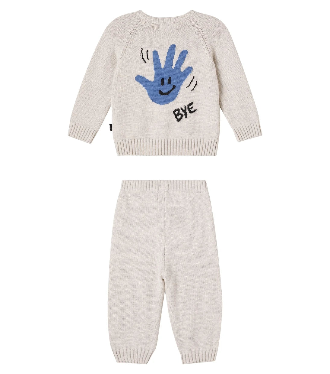 Molo - Baby cotton and wool sweater and pants set
