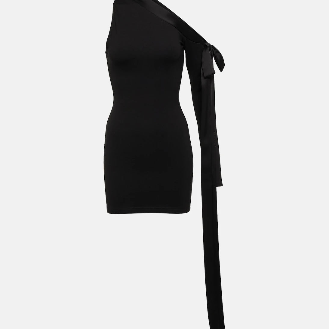 David Koma - One-shoulder satin minidress