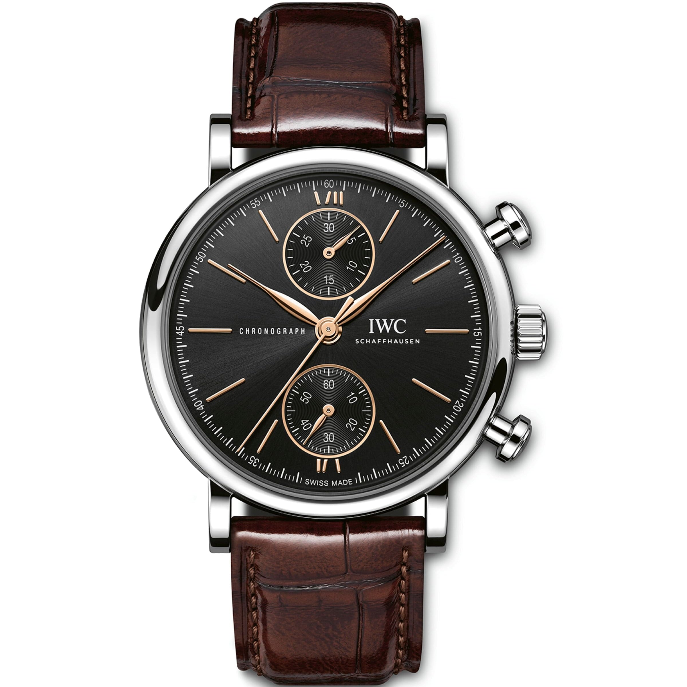 Stainless Steel Portofino Chronograph Watch 39mm