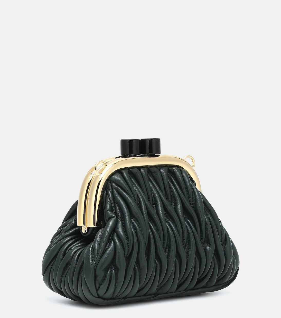 Miu Miu - Miu Belle Mini matelassé leather clutch