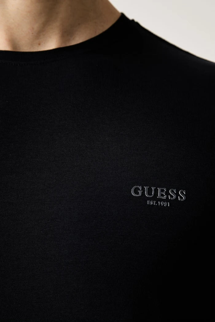 Guess uzun kollu erkek pamuklu elastan bluz
