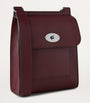 Mulberry Burgundy Leather Antony Messenger Bag