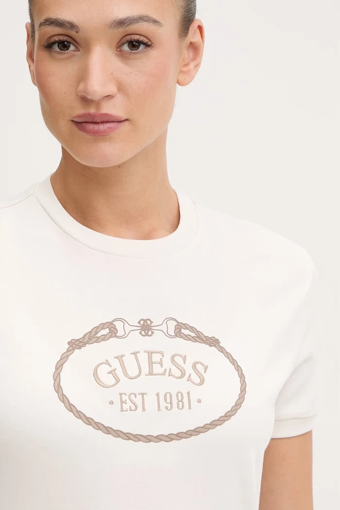 Памучна тениска Guess ROSALBA