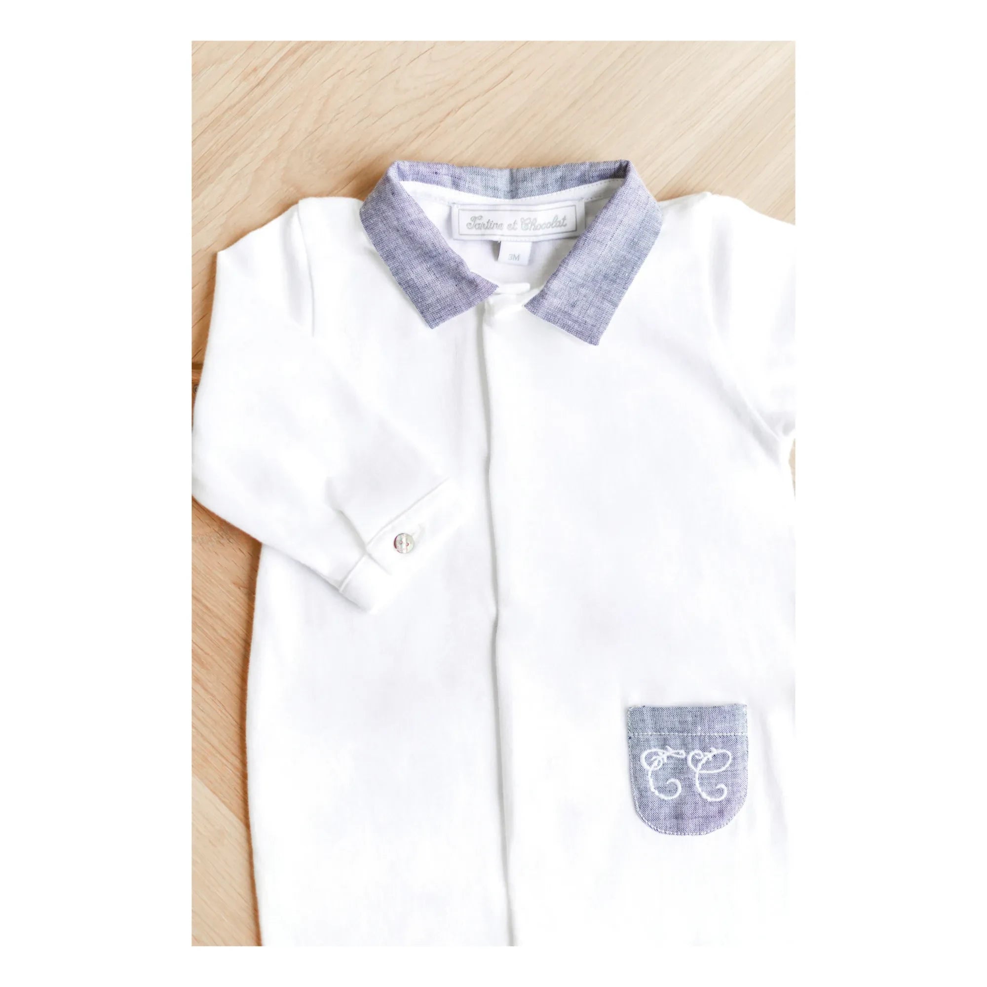 Tartine et Chocolat - Foliage Sleepwear Pyjamas | White