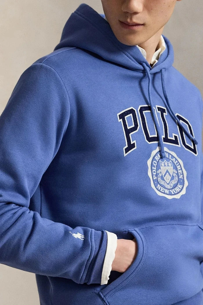 Polo Ralph Lauren kapüşonlu erkek pamuklu sweatshirt