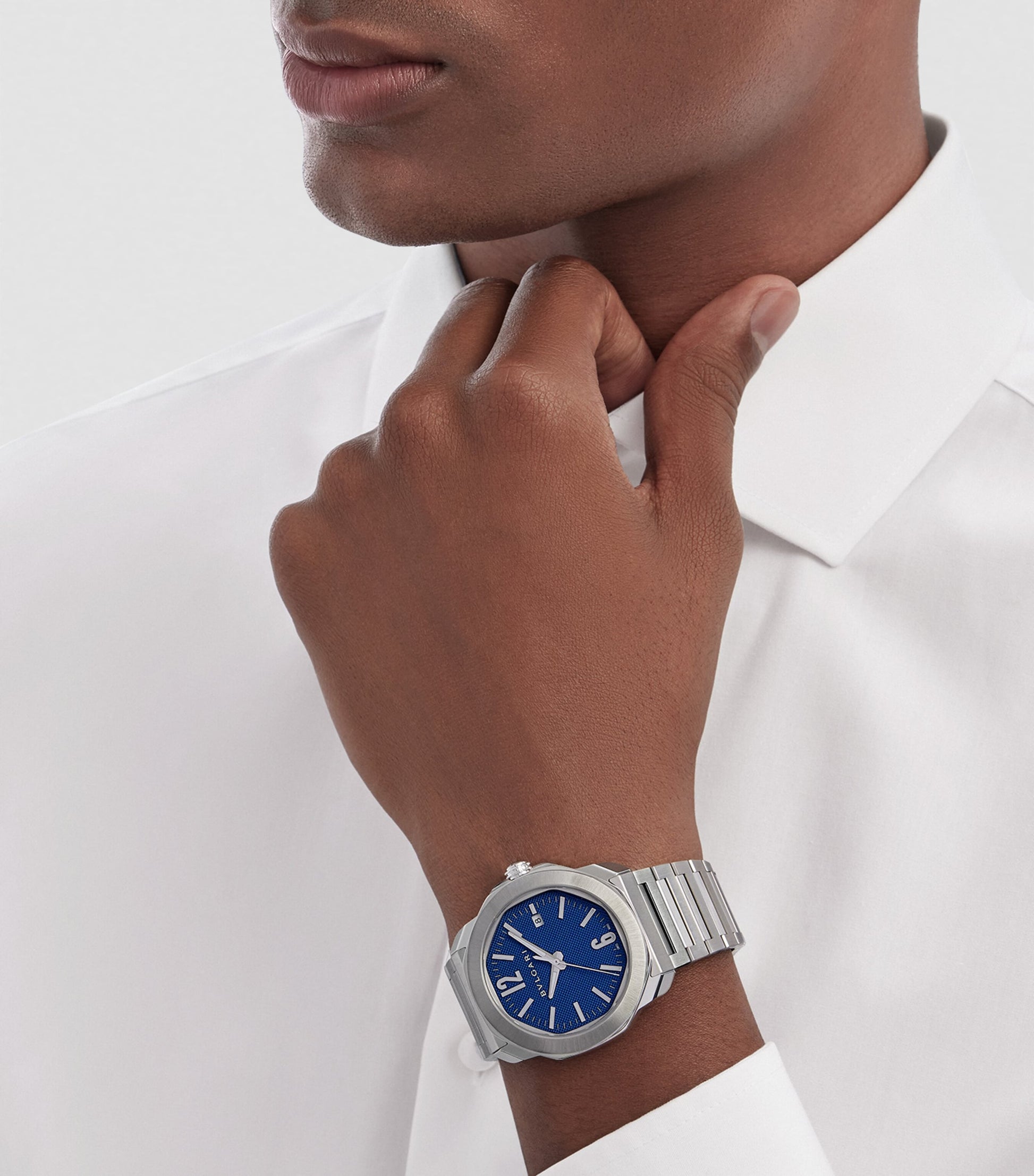 Stainless Steel Octo Roma Automatic Watch 41mm