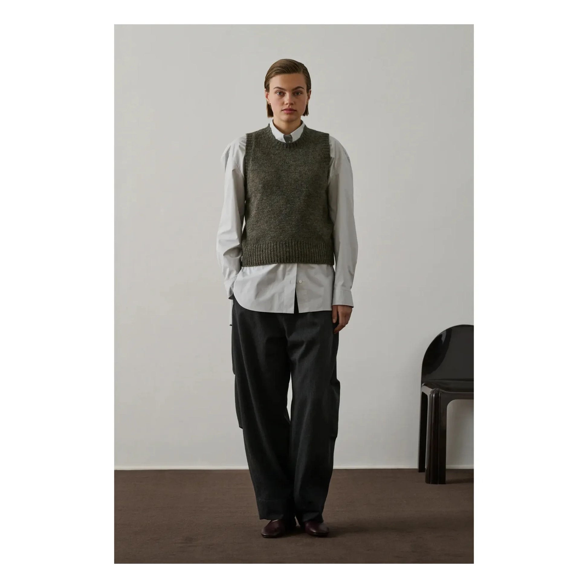 Soeur - Namaste Sleeveless Sweater | Heather grey