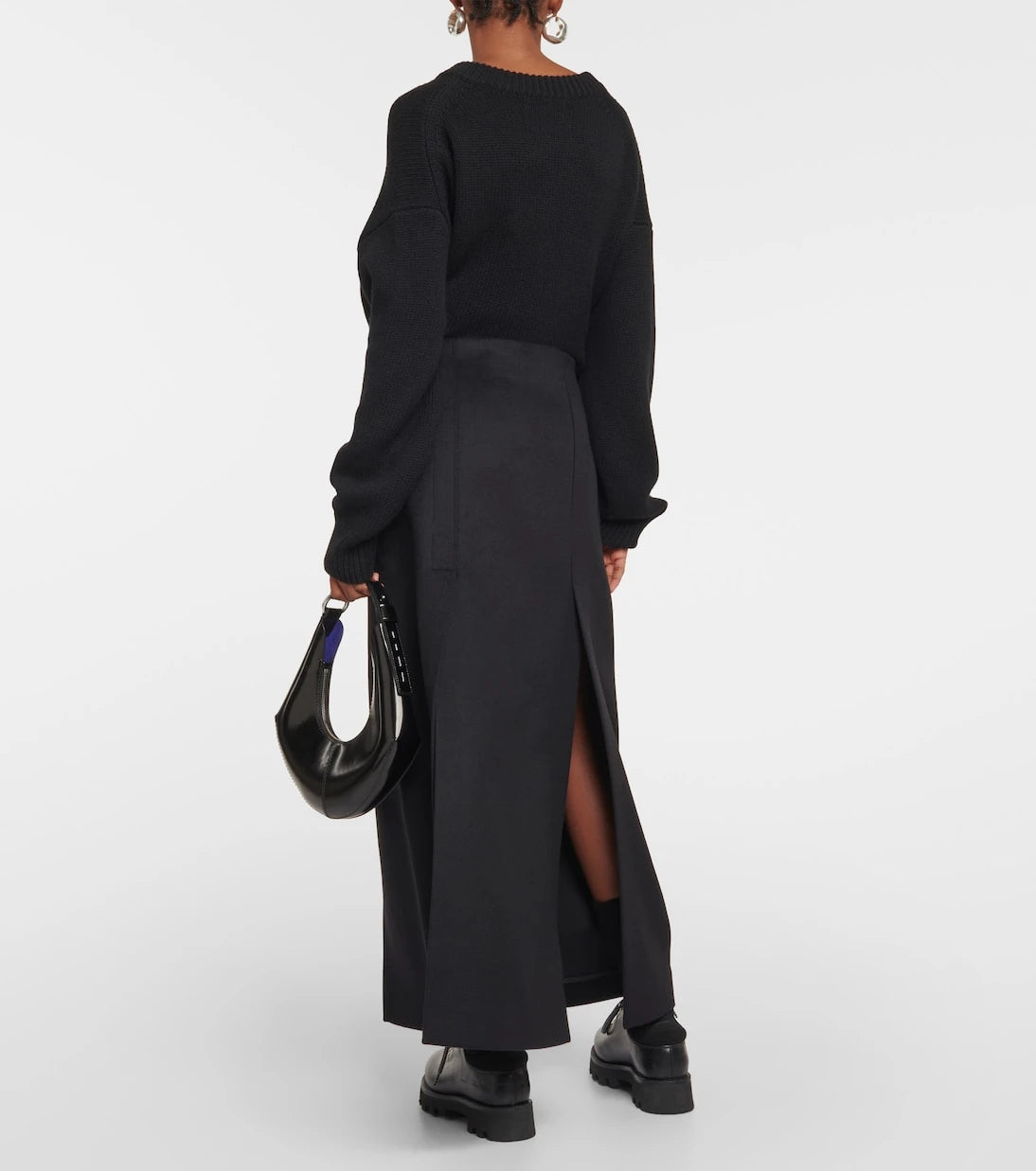 Proenza Schouler - تنورة ماكسي من مزيج الصوف