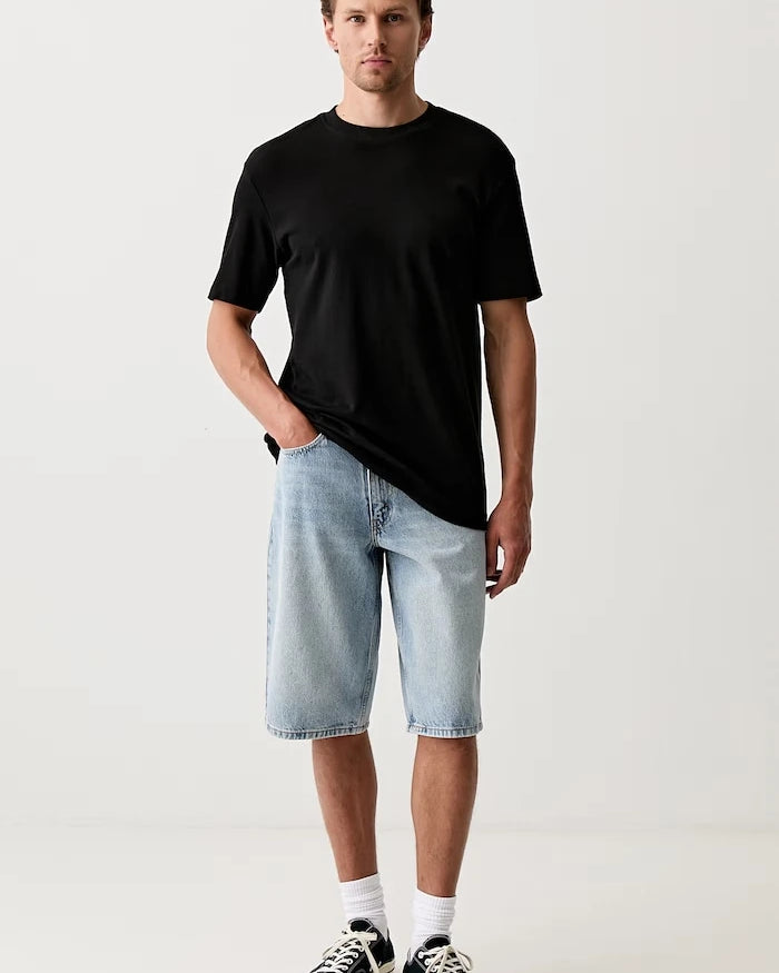 Levi's къс панталон мъжки от деним 470 BAGGY