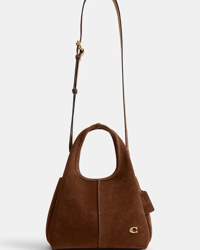 Coach süet kadın crossbody çanta Suade Lana Shoulder Bag 23