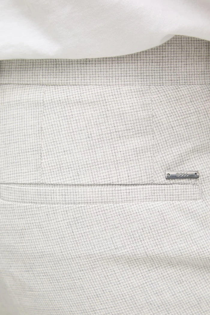 BOSS keten eklemeli slim fit erkek pantolon Genius