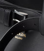 Prada Leather Buckle Tote Bag